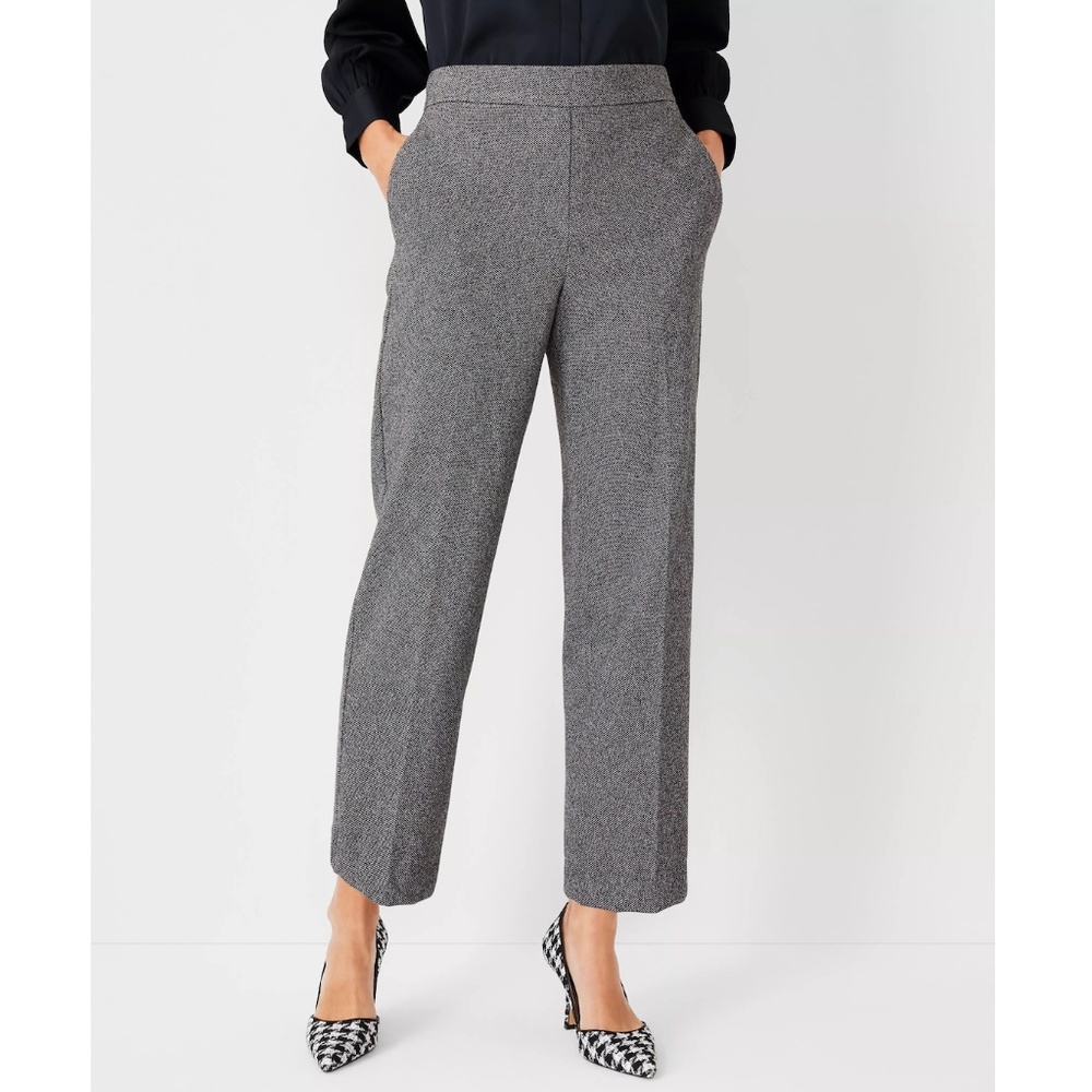 Ann Taylor Easy Ankle Pant in Tweed XS